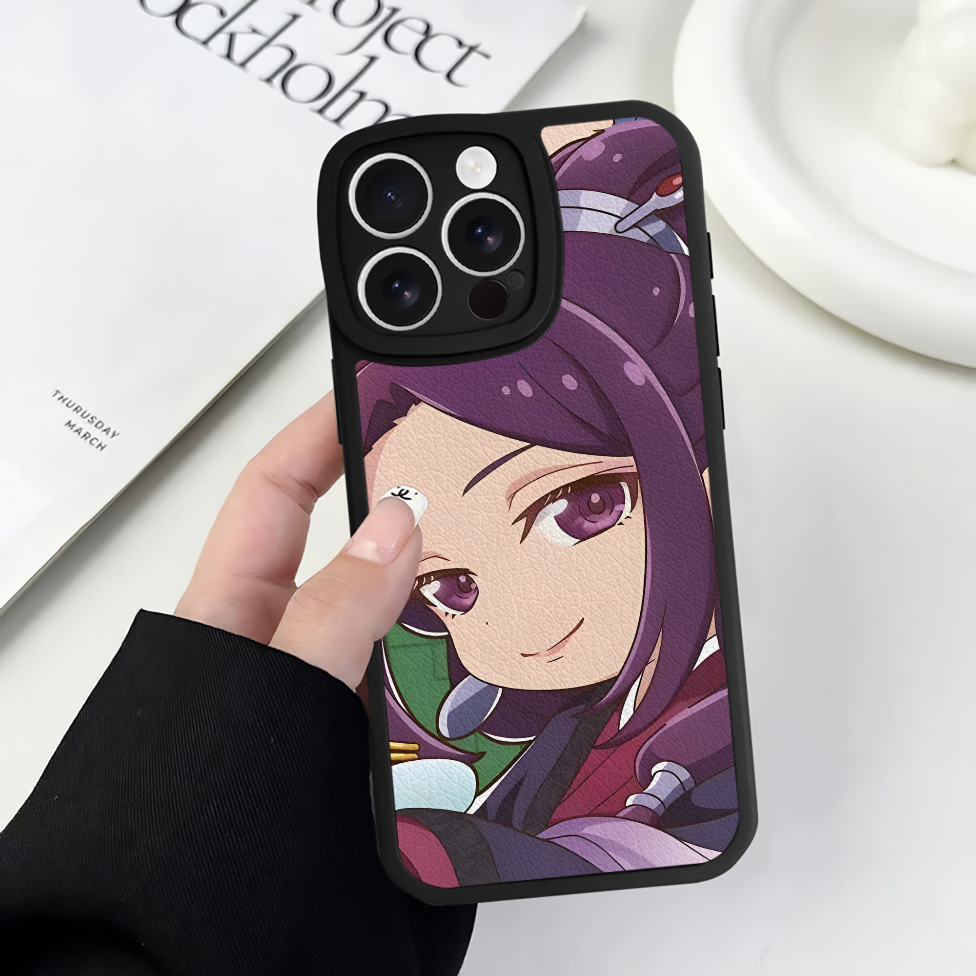 薬屋のひとりごと The Apothecary Diaries 【iPhone 16シリーズ対応】シリコンスマホケース（レザー調） 材質：シリコン